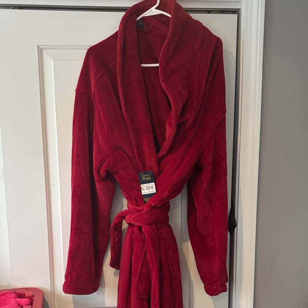NWT - Men’s Ralph Lauren red robe - L/XL